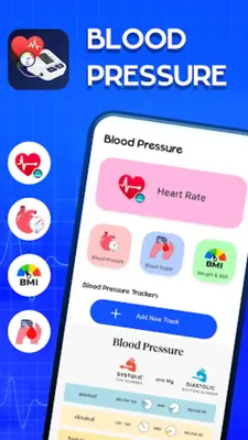 Blood Pressure BP Tracker android App screenshot 1