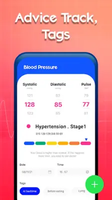 Blood Pressure BP Tracker android App screenshot 4